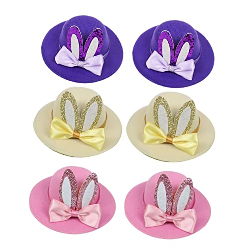 Cabilock 6Stücke Teiliges Osterparty Kopfschmuck mit Kaninchenohren und Schleifen Farbenfrohe Haaraccessoires für Festliche Anlässe und Kreative Cabilock 6Stücke Teiliges Osterparty Kopfschmuck mit Kaninchenohren und Schleifen Farbenfrohe Haaraccessoires für Festliche Anlässe und Kreative von Cabilock