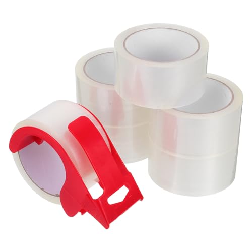 Cabilock 6pcs -verpackungsband Mit Spender Für Office Home Warehouse Hochleistungsklebstoff Transparentes Band Für Den Versand Bewegender Speicher Und Organisation Cabilock 6pcs -verpackungsband Mit Spender Für Office Home Warehouse Hochleistungsklebstoff Transparentes Band Für Den Versand Bewegender Speicher Und Organisation von Cabilock