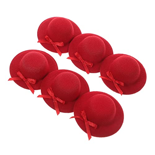 Cabilock 6st Mini-zylinder Golfhut Mini-wasserflasche Kappen Puppenhüte Bucket Hats Für Damen Mini-weihnachtsmütze Saftflaschen Mini-strickmützen Mini-schnapsflaschen Strohhut Stoff Rot Cabilock 6st Mini-zylinder Golfhut Mini-wasserflasche Kappen Puppenhüte Bucket Hats Für Damen Mini-weihnachtsmütze Saftflaschen Mini-strickmützen Mini-schnapsflaschen Strohhut Stoff Rot von Cabilock