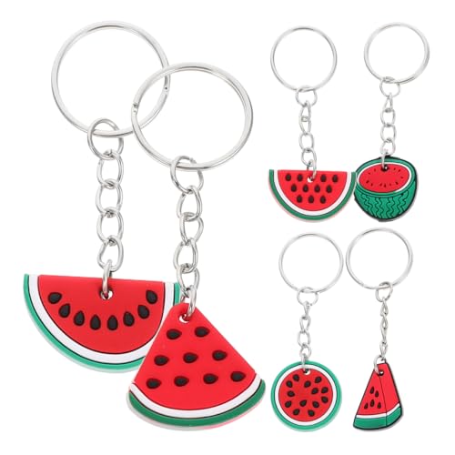 Cabilock 6Stücke Teiliges Wassermelonen Schlüsselanhänger PVC Niedliche Frucht Schlüsselanhänger Dekoration für Geburtstagsfeiern Piñatas und Themenpartys Cabilock 6Stücke Teiliges Wassermelonen Schlüsselanhänger PVC Niedliche Frucht Schlüsselanhänger Dekoration für Geburtstagsfeiern Piñatas und Themenpartys von Cabilock