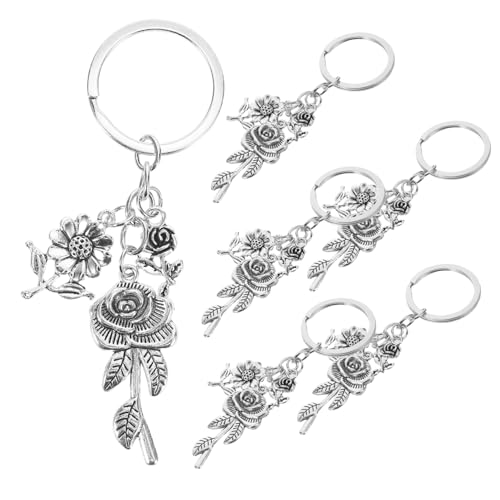Cabilock 6stücke Schlüsselanhänger Mit Blumenquaste Aus Zinklegierung Zum Aufhängen An Taschen Geldbörsenanhänger Handtaschenornament Für Rucksäcke Und Schlüsselringe Cabilock 6stücke Schlüsselanhänger Mit Blumenquaste Aus Zinklegierung Zum Aufhängen An Taschen Geldbörsenanhänger Handtaschenornament Für Rucksäcke Und Schlüsselringe von Cabilock