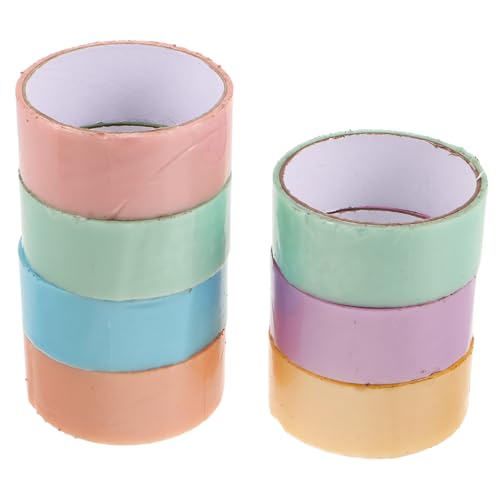 Cabilock 7 Roll Buntes breites Klebeband regenbogen klebeband Handwerks- und Beschriftungsband Handwerk und Dekorieren von Band kreatives Abdeckband für schulbedarf bopp von Cabilock