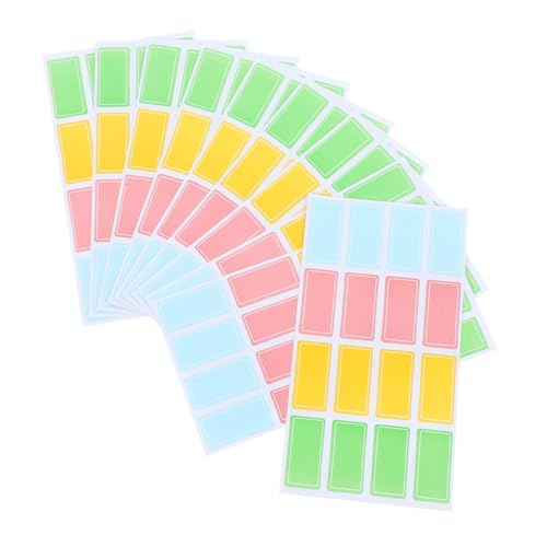 Cabilock 70 Blatt Selbstklebende Wasserfeste Blanko Etiketten Nummernsticker Vielseitig Beschriftbare Preisetiketten für Haushalt Büro Klassenzimmer Praktische Papieraufkleber Cabilock 70 Blatt Selbstklebende Wasserfeste Blanko Etiketten Nummernsticker Vielseitig Beschriftbare Preisetiketten für Haushalt Büro Klassenzimmer Praktische Papieraufkleber von Cabilock
