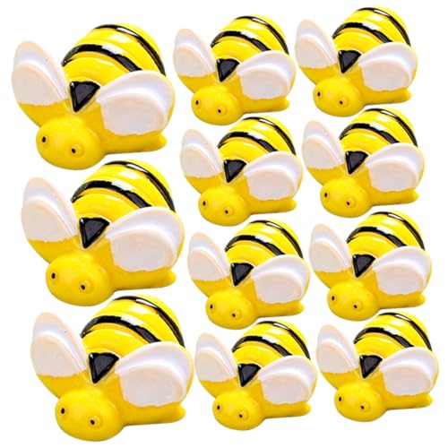 Cabilock 75 Stück Teiliges Resin Bienen Deko Leichte Detailreiche Bienen Charms für DIY Schmuck Scrapbooking Partydekoration und Bastelprojekte Langlebig und Vielseitig Einsetzbar von Cabilock