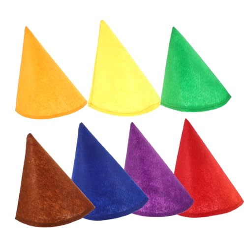 Cabilock 7St Partyhut bandana stirnband weihnachtliches Kostümzubehör verrückter Hut Mädchen Hut Schlitzhut weihnachtsdeko zwergenmützen Halloween-Hüte Bühnenshow-Requisitenkappe Filzstoff Cabilock 7St Partyhut bandana stirnband weihnachtliches Kostümzubehör verrückter Hut Mädchen Hut Schlitzhut weihnachtsdeko zwergenmützen Halloween-Hüte Bühnenshow-Requisitenkappe Filzstoff von Cabilock