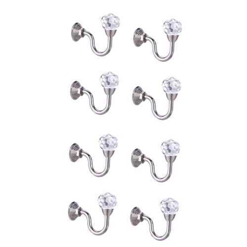 Cabilock 8 STK Wandmontierte Gardinenhalterungen Haken Zum Raffen Von Vorhängen Wandhalterung Gardinenhaken Für Wand Kleiderständer Vorhang-raffhalterhaken Raffhalter Für Vorhänge Wandhaken Cabilock 8 STK Wandmontierte Gardinenhalterungen Haken Zum Raffen Von Vorhängen Wandhalterung Gardinenhaken Für Wand Kleiderständer Vorhang-raffhalterhaken Raffhalter Für Vorhänge Wandhaken von Cabilock