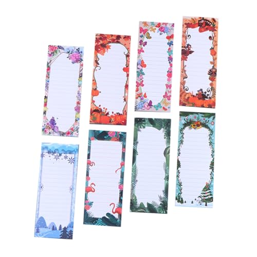 Cabilock 8 Stück Magnetische Pflanze Klebernoten Kühlschrank Magnetischer Listenblock Magnetischer Planer Magnetpad Memo Pads Magnetische Notizblöcke Papier Cabilock 8 Stück Magnetische Pflanze Klebernoten Kühlschrank Magnetischer Listenblock Magnetischer Planer Magnetpad Memo Pads Magnetische Notizblöcke Papier von Cabilock