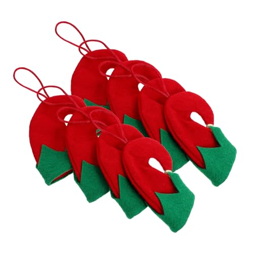 Cabilock 8 Stück Mini Weihnachtsmützen Teiliges für Tischdekoration Weihnachtsbaumornamente und Besteckhalter Weihnachtsdeko für Flaschen und Feiern Aus Weichem Gefertigt für Weihnachten Cabilock 8 Stück Mini Weihnachtsmützen Teiliges für Tischdekoration Weihnachtsbaumornamente und Besteckhalter Weihnachtsdeko für Flaschen und Feiern Aus Weichem Gefertigt für Weihnachten von Cabilock