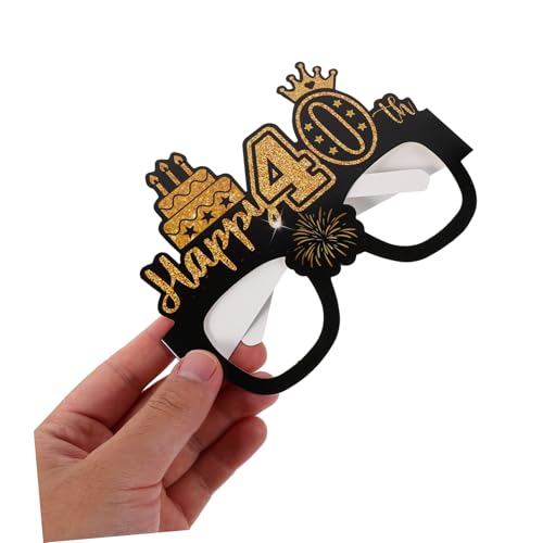 Cabilock 8 Stück Teiliges Geburtstag Papierbrillen Lustige Partybrillen als Fotorequisiten Stabile Papierbrillen Dekoration für Geburtstagsfeiern und Festliche Anlässe Cabilock 8 Stück Teiliges Geburtstag Papierbrillen Lustige Partybrillen als Fotorequisiten Stabile Papierbrillen Dekoration für Geburtstagsfeiern und Festliche Anlässe von Cabilock