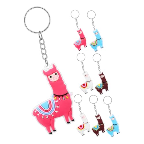 Cabilock 8 Stück Teiliges Süße Alpaka Schlüsselanhänger aus PVC Cartoon Design für Taschen Dekoration für Kindergeburtstage Festlichkeiten und Besondere Anlässe Cabilock 8 Stück Teiliges Süße Alpaka Schlüsselanhänger aus PVC Cartoon Design für Taschen Dekoration für Kindergeburtstage Festlichkeiten und Besondere Anlässe von Cabilock