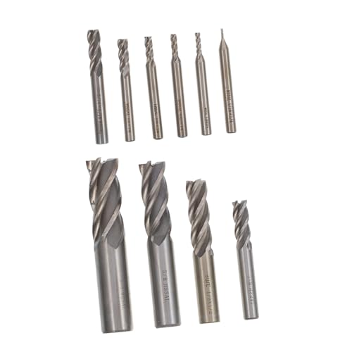 Cabilock 9 Stück Teiliges Hartmetall Fräswerkzeug Cnc Fräser Endmill für Hochwertige für Effizientes Fräsen Gravieren Cabilock 9 Stück Teiliges Hartmetall Fräswerkzeug Cnc Fräser Endmill für Hochwertige für Effizientes Fräsen Gravieren von Cabilock