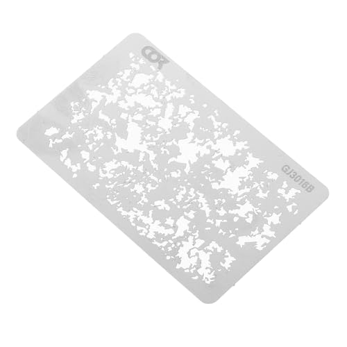 Cabilock Abdeckplatte für Sprühfarbe Schablonen für Figuren Schablonen für Sprühfarbe Malvorlagen Hohlauslagen Malschablonen zum Basteln wiederverwendbare Schablonen Malform Kupfer Silver von Cabilock