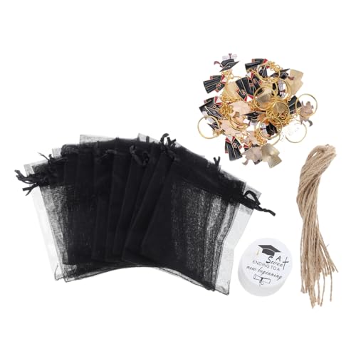 Cabilock Abschlussfeier Schlüsselanhänger mit Mini Doktorhut Teiliges Souvenir mit Organza Geschenkbeuteln und Anhängern Erinnerungsgeschenke für Schul und Hochschulabsolventen Cabilock Abschlussfeier Schlüsselanhänger mit Mini Doktorhut Teiliges Souvenir mit Organza Geschenkbeuteln und Anhängern Erinnerungsgeschenke für Schul und Hochschulabsolventen von Cabilock