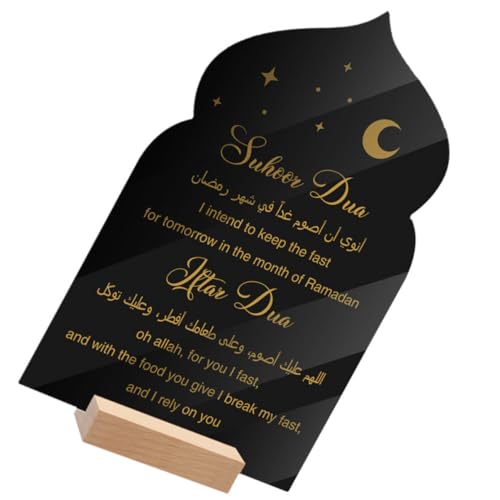 Cabilock Tischdekoration Eid Mubarak Schild Ramadan Acryl Schild Mubarak Eid Desktop Ornament Cabilock Tischdekoration Eid Mubarak Schild Ramadan Acryl Schild Mubarak Eid Desktop Ornament von Cabilock