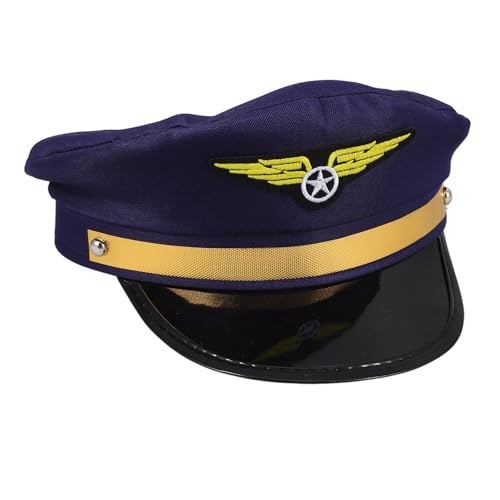 Cabilock Moderne Kappe Von White Headwear Für Erwachsene Und Jungen Und Mädchen Partyhut Mit Fluglinienthema Bequeme Passform Für Maskerade Cabilock Moderne Kappe Von White Headwear Für Erwachsene Und Jungen Und Mädchen Partyhut Mit Fluglinienthema Bequeme Passform Für Maskerade von Cabilock