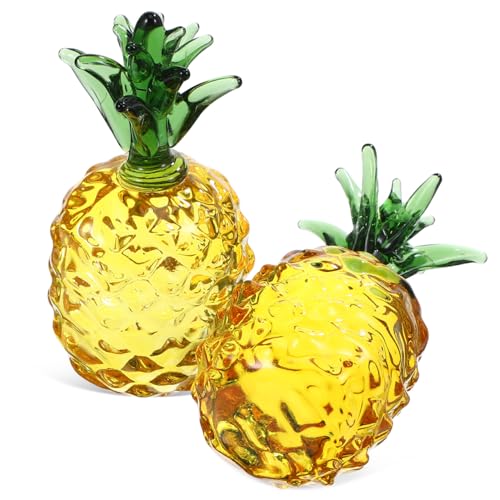 Cabilock Ananas-Dekor Aus Bergkristall-Quarz Handgefertigte Obstfigur Realistische Ananas-Dekoration Für Zuhause Büro Und Feierlichkeiten 8.2 cm Cabilock Ananas-Dekor Aus Bergkristall-Quarz Handgefertigte Obstfigur Realistische Ananas-Dekoration Für Zuhause Büro Und Feierlichkeiten 8.2 cm von Cabilock