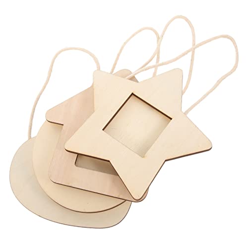 Cabilock Anpassbares Holz-fotorahmen-ornament-set Herzförmige Bilderrahmen Zur Dekoration 2 Sets Cabilock Anpassbares Holz-fotorahmen-ornament-set Herzförmige Bilderrahmen Zur Dekoration 2 Sets von Cabilock