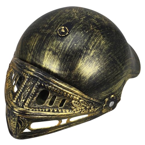Cabilock Antiker Römischer Gladiatoren Helm Kostüm Helm Prop für Erwachsene Cosplay Party Zubehör für Karneval Halloween Fest Cabilock Antiker Römischer Gladiatoren Helm Kostüm Helm Prop für Erwachsene Cosplay Party Zubehör für Karneval Halloween Fest von Cabilock