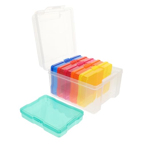 Cabilock 1 Set Multifunktionale Fotoboxen Zur Aufbewahrung Von 10x15 Cm Fotos, 16 InnenhüLlen, Klarsichtbox FüR Karten Und Bastelmaterial Cabilock 1 Set Multifunktionale Fotoboxen Zur Aufbewahrung Von 10x15 Cm Fotos, 16 InnenhüLlen, Klarsichtbox FüR Karten Und Bastelmaterial von Cabilock