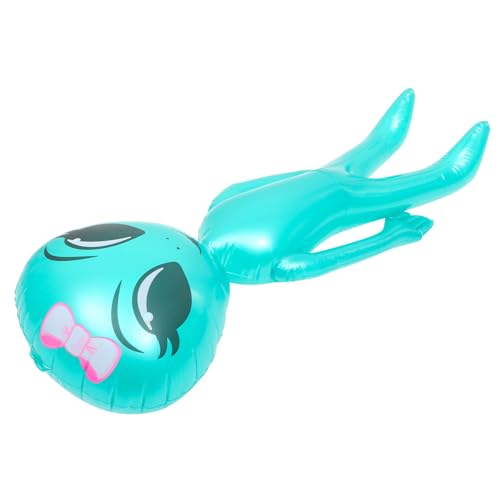 Cabilock Aufblasbarer Jumbo Halloween Luftballon mit Grünem Schleifen Design Party Dekoration für Wiederverwendbar aus PVC für Fotorequisiten und Spaß jeder von Cabilock