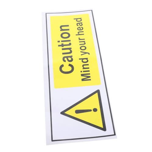Cabilock Aufkleber mit Sicherheitsschildern Kleberaufkleber Vinyl Warnaufkleber Warnschild-Aufkleber Achtung Aufkleber Vorsicht Aufkleber Sicherheitsaufkleber Aufkleber Zeichen Warnband pp von Cabilock