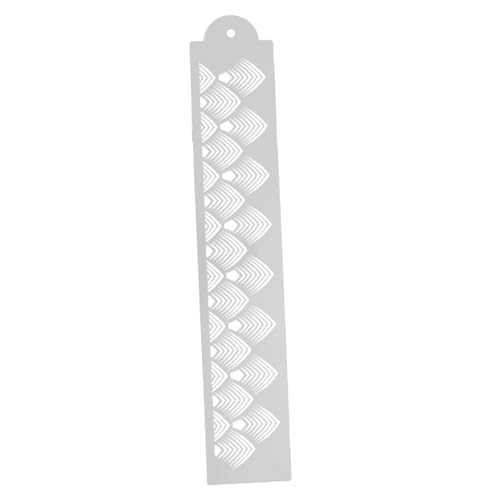 Cabilock Backzubehör Tortenrand Schablone aus Kunststoff Präzise Cake Making Mold für DIY Kuchen Keksdekoration Leicht zu Reinigen und Wiederverwendbar für Kaffeeart Backvorhaben und Cabilock Backzubehör Tortenrand Schablone aus Kunststoff Präzise Cake Making Mold für DIY Kuchen Keksdekoration Leicht zu Reinigen und Wiederverwendbar für Kaffeeart Backvorhaben und von Cabilock