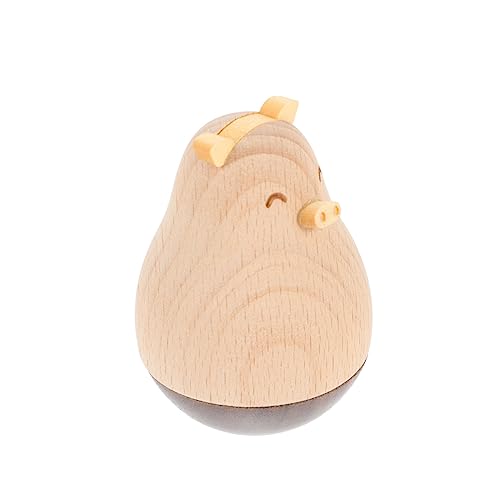 Cabilock Elegante Tierstatue Aus Holz Als Dekoration Für Das Zuhause Perfektes Zimmerornament Für Weihnachten Geburtstag Hochzeit Festival von Cabilock