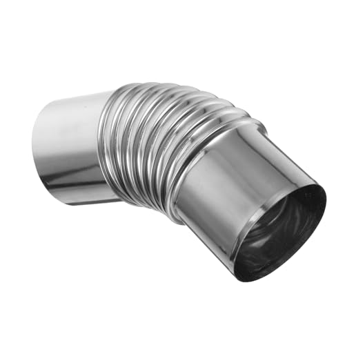 Cabilock Bogen für Kaminrohre Hitzebeständiges Auspuffrohr für Ofen und Camping Installieren Langlebig und Pflegeleicht Elegantes Design für Nutzung von Cabilock