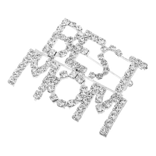 Cabilock Brosche Zum Muttertag Modebrosche Für Brosche Brosche Kleidungsbrosche Pin-ästhetik Mama Dekorative Stift Kleidung Brosche Mama Stift Legierung Silver von Cabilock