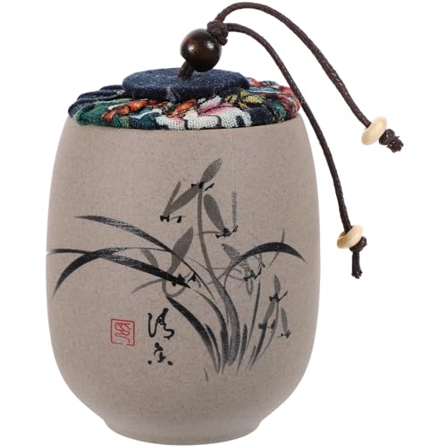Cabilock Chinesische Teedose Keramik Vorratsdosen Gewürzgläser Teebox Vintage Teedosen Vintage Gewürzdosen Keramik Tee Kanister Salztopf Porzellan Tee Jar für Lose Tee Cabilock Chinesische Teedose Keramik Vorratsdosen Gewürzgläser Teebox Vintage Teedosen Vintage Gewürzdosen Keramik Tee Kanister Salztopf Porzellan Tee Jar für Lose Tee von Cabilock