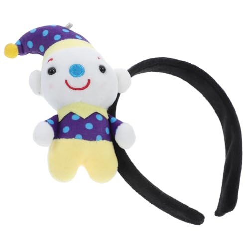 Cabilock Plüsch Clown Stirnband Party Set Halloween Stirnband Für Mädchen Zirkus Kostüme von Cabilock