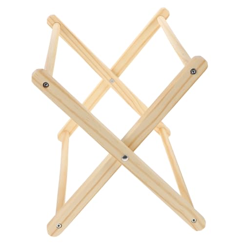 Cabilock DIY Makramee Aufbewahrungsregal aus Holz Faltbarer Desktop Bücherhalter Leichtes Schlafzimmer Büro Organizer Handgefertigtes Dekoratives Regal für Zeitschriften Zeitungen und Cabilock DIY Makramee Aufbewahrungsregal aus Holz Faltbarer Desktop Bücherhalter Leichtes Schlafzimmer Büro Organizer Handgefertigtes Dekoratives Regal für Zeitschriften Zeitungen und von Cabilock