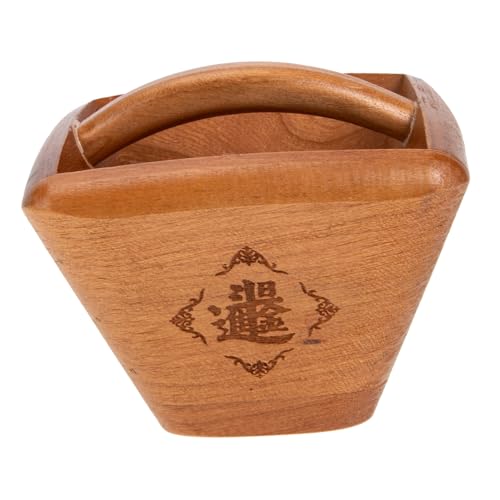 Cabilock Dekorativer Mini Reisbehälter aus Holz Kunsthandwerk für Reichtum Stilvolle Tischdekoration für Zuhause Einzugsgeschenke im Vintage Landhausstil Cabilock Dekorativer Mini Reisbehälter aus Holz Kunsthandwerk für Reichtum Stilvolle Tischdekoration für Zuhause Einzugsgeschenke im Vintage Landhausstil von Cabilock