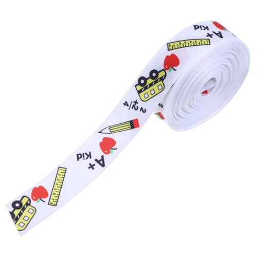 Cabilock Dekoratives Geschenkband Breit Yards Rolle Schulanfang DIY Bastelband für Geschenkverpackung Hochzeitsstrauß Schleifen Langlebiges Musterband für Party und Festdeko Cabilock Dekoratives Geschenkband Breit Yards Rolle Schulanfang DIY Bastelband für Geschenkverpackung Hochzeitsstrauß Schleifen Langlebiges Musterband für Party und Festdeko von Cabilock
