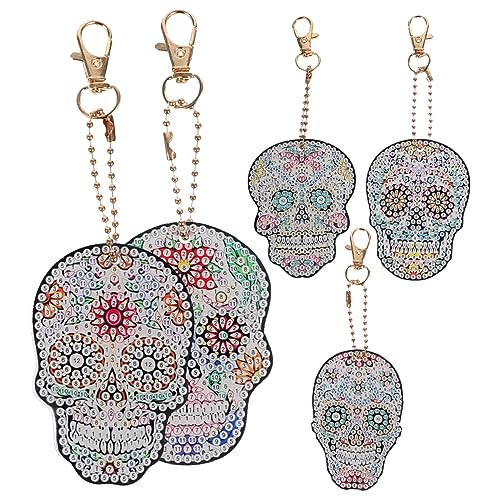 Cabilock Diy Diamant Malerei Schlüsselanhänger Kreative Schädel Design Anhänger für Diy Teiliges Geduld und Kreativität Cabilock Diy Diamant Malerei Schlüsselanhänger Kreative Schädel Design Anhänger für Diy Teiliges Geduld und Kreativität von Cabilock