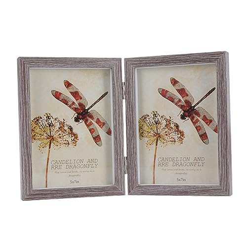 Cabilock Eleganter Einfacher Doppel-bilderrahmen Aus Holz 5 X 7 Zoll in Hellgrau Für Die Schreibtischdekoration Cabilock Eleganter Einfacher Doppel-bilderrahmen Aus Holz 5 X 7 Zoll in Hellgrau Für Die Schreibtischdekoration von Cabilock