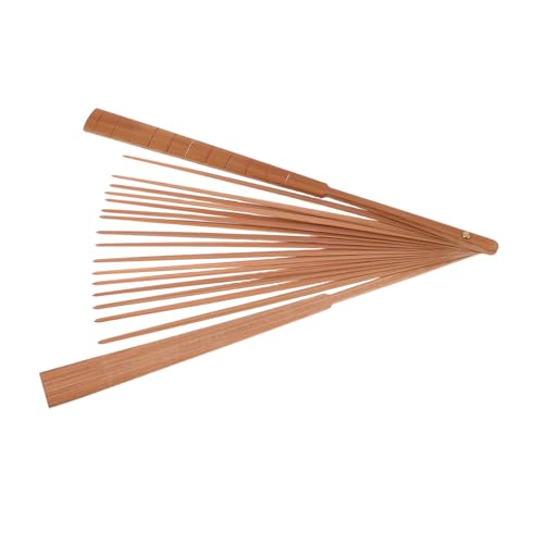 Cabilock Fächerrahmen Faltbar DIY Japanischer Stil Handgefertigt Nachhaltiges Bambusmaterial für Kreative Bastelprojekte und Japanische Brautfächer von Cabilock