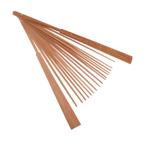 Cabilock Fächerrahmen Handfächer DIY Japanischer Stil Nachhaltiger Faltbarer Handventilator für Hochzeit Basteln Reise Outdoor von Cabilock