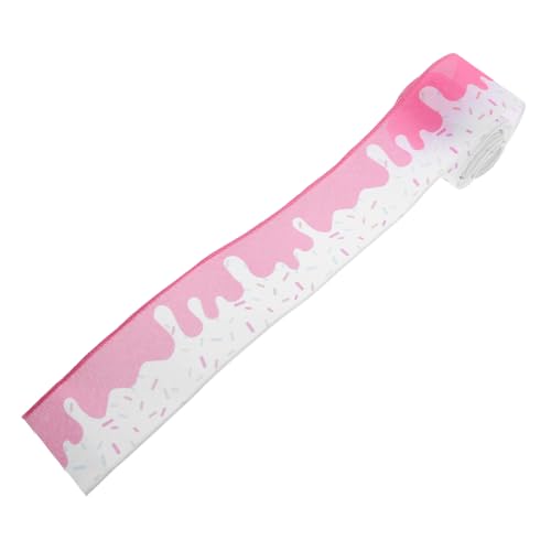 Cabilock Festliches Geschenkband mit Drahtkante Weiches Farbenfrohes Curling Ribbon für DIY Schleifen Partydekoration Rustikales Bastelband für Geburtstags und Familienfeiern von Cabilock