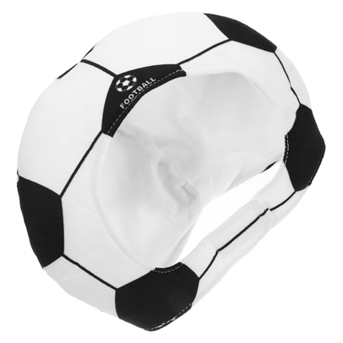 Cabilock Partyhut in Fußballform Kopfbedeckung Aus Plüsch Material Pp-baumwolle Foto-requisite Perfekt Für Festliche Anlässe Cabilock Partyhut in Fußballform Kopfbedeckung Aus Plüsch Material Pp-baumwolle Foto-requisite Perfekt Für Festliche Anlässe von Cabilock