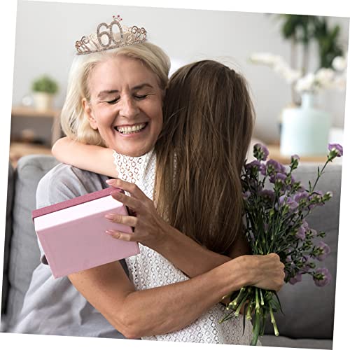 Cabilock Geburtstags Schärpe und Tiara für Frauen Roségoldenes Geburtstags Party Accessoire Leichtes Tragbares Stirnband und Schärpe für Fotorequisiten und Feierlichkeiten Cabilock Geburtstags Schärpe und Tiara für Frauen Roségoldenes Geburtstags Party Accessoire Leichtes Tragbares Stirnband und Schärpe für Fotorequisiten und Feierlichkeiten von Cabilock