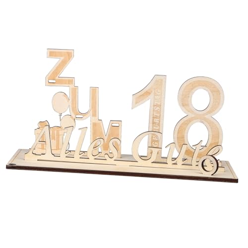 Cabilock Geburtstagsgeschenk Holzdekoration Robust Langlebig mit Europäischem Flair Rustikales Wohnaccessoire für Jungen und Mädchen zur Feier Des Geburtstags Cabilock Geburtstagsgeschenk Holzdekoration Robust Langlebig mit Europäischem Flair Rustikales Wohnaccessoire für Jungen und Mädchen zur Feier Des Geburtstags von Cabilock