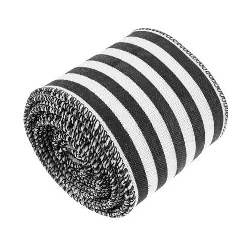 Cabilock Gestreiftes Geschenkband mit Drahtkante Breit Yards Rustikale Dekoration für Diy Bastelprojekte und Home Decor von Cabilock