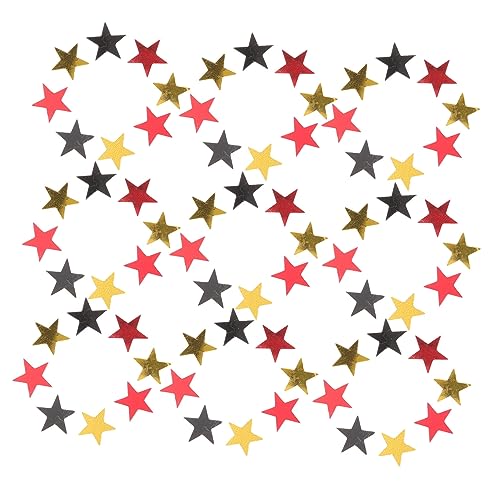 Cabilock Glitzer Konfetti Stern Streudeko Dekoration Schwarz Gold Rot für Festival Party Tischdeko Sternförmiges Glitzerstreu Cabilock Glitzer Konfetti Stern Streudeko Dekoration Schwarz Gold Rot für Festival Party Tischdeko Sternförmiges Glitzerstreu von Cabilock