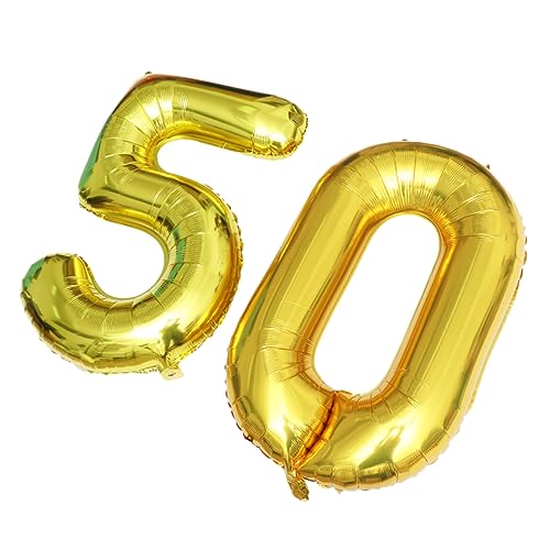 Cabilock Goldene Folienballon 50 Geburtstag Party Deko Jubiläumsballon Für Feierlichkeiten Fotorequisiten Und Partybedarf Große Zahlenballons Für Geburtstagsfeiern Cabilock Goldene Folienballon 50 Geburtstag Party Deko Jubiläumsballon Für Feierlichkeiten Fotorequisiten Und Partybedarf Große Zahlenballons Für Geburtstagsfeiern von Cabilock