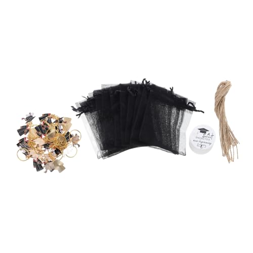 Cabilock Graduation Cap Keychain mit Organza Beuteln und Anhängern Teiliges Abschlussparty Geschenkset für Rucksack Abschlussfeier Souvenir Langlebig und Elegant Erinnerung von Cabilock