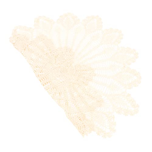 Cabilock Häkel Tischdecke aus Baumwolle Vintage Runde Abdeckung für Esszimmer Dekorativ und Funktional für Partys und Besondere Anlässe Cabilock Häkel Tischdecke aus Baumwolle Vintage Runde Abdeckung für Esszimmer Dekorativ und Funktional für Partys und Besondere Anlässe von Cabilock