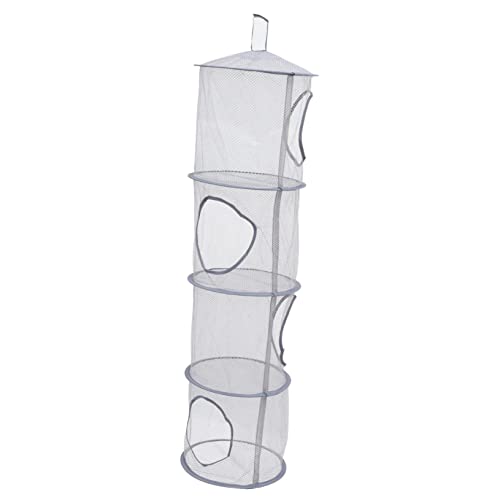 Cabilock Hängekorb Mit Vier Gittern Trockennetz Pflanzen Wäscheaufhänger Mesh Pflanzen Hängendes Mesh-trockennetz 4-lagiger Wäscheständer Mesh-duschkorb Polyester Unterwäsche Gittergewebe Cabilock Hängekorb Mit Vier Gittern Trockennetz Pflanzen Wäscheaufhänger Mesh Pflanzen Hängendes Mesh-trockennetz 4-lagiger Wäscheständer Mesh-duschkorb Polyester Unterwäsche Gittergewebe von Cabilock