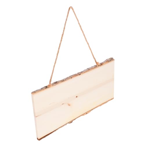 Cabilock Hängendes Holzschild DIY Dekoration Blanko Holzplanke für Gestaltung Robustes Holzmaterial für Ladenschilder Kreative Projekte Persönliche Designs von Cabilock