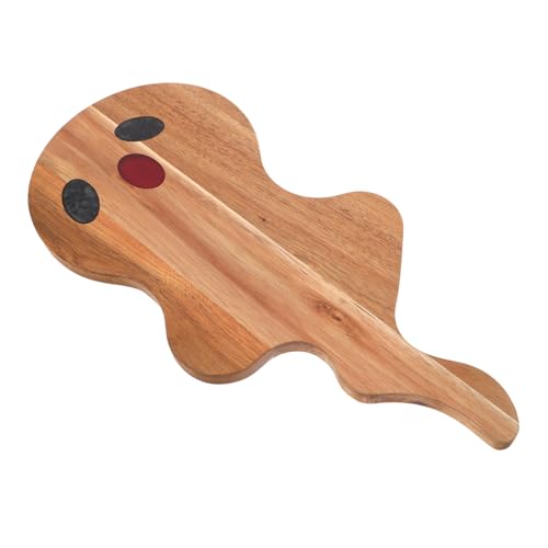 Cabilock Halloween Holz Schneidebrett Ghost Design Robustes Ahornholz Küchenbrett Vielseitiges Food Prep Board Kompakt für Party Deko von Cabilock